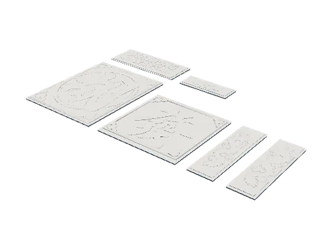 3D preview: Mahjong tile set